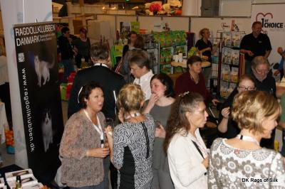 Reception pÃ¥ Ragdollklubbens stand